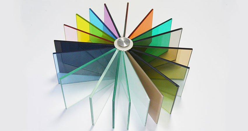 انواع شیشه سکوریت رنگی